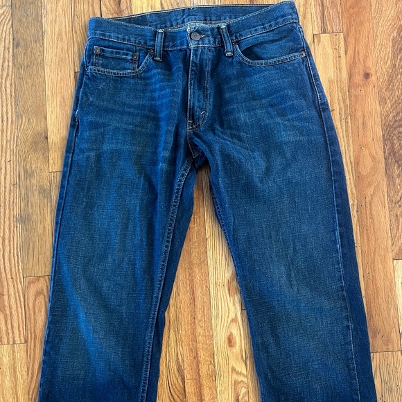 Levi's 514 Men's Dark Blue Straight-Leg Jeans- size 32x34 - Picture 5 of 10